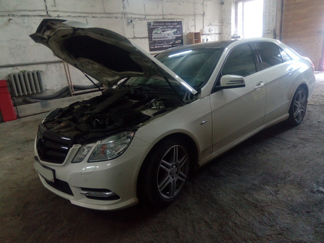 Mercedes E350 306hp 2014 — увеличение мощности