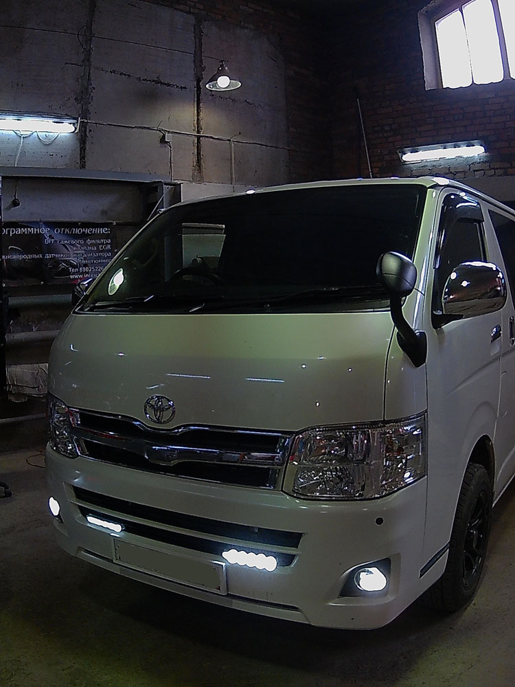Toyota HIACE — Программное отключение сажевого фильтра DPF